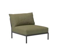 Chaise de jardin Level 2 structure gris foncé powder-coated aluminum frame