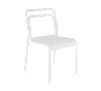 Jan Kurtz Chaise de jardin Live blanc LxHxP 45x82x40cm
