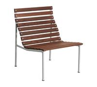 HAY Chaise de jardin lounge Traverse frêne structure aluminium