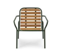 Chaise de jardin lounge Vig bois WxHxD 70.5x72.5x76cm