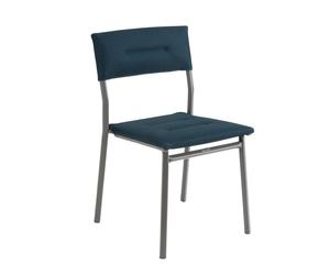 Chaise De Jardin Matelassée - Oron - Becomfort® - Bleu Encre - Lafuma Mobilier
