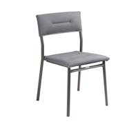 Chaise De Jardin Matelassée - Oron - Becomfort® - Gris Silver - Lafuma Mobilier