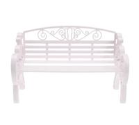 Chaise De Jardin Miniature Pour Maison De Poupée, Accessoires De Mobilier D'Extérieur, Banc De Parc Pour Maison De Barbie, Maison De Jeu, Maison De Jouets, Offre Spéciale