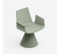 Chaise de jardin moderne avec accoudoirs Lira 61,5 x 59 x 82 cm - Vert