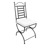 Chaise De Jardin Noir En Métal 100 cm Marrakesch Orient & Mediterran Interior