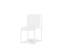 Kosmi Chaise de Jardin ou Terrasse Blanche en Résine Polypropylène