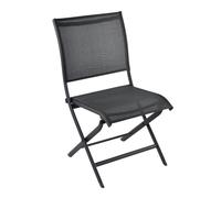 Chaise de jardin pliante aluminium et toile - Élégance