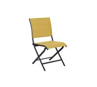 Chaise de jardin pliante aluminium et toile - Élégance