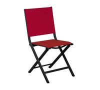 Chaise de jardin pliante aluminium et toile - Théma