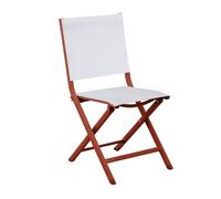 Chaise de jardin pliante aluminium et toile - Théma