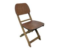 Chaise de Jardin Pliante en Bois Massif, Tabouret Pliant Portable, sans Assemblage, Stabilité Structurelle, Convient pour Salle à Manger, Salon, Jardin, Chambre(1 pc)