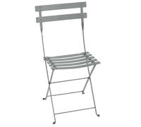 Chaise de jardin pliante FERMOB Bistro Métal - Gris Lapilli