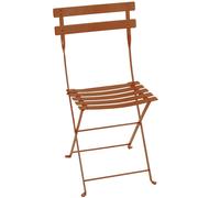 Chaise de jardin pliante FERMOB Bistro - Orange Confite