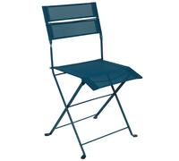 Chaise de jardin pliante FERMOB Latitude - Bleu Acapulco