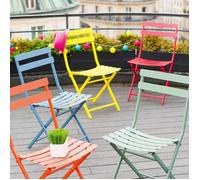 Hespéride Chaise pliante Greensboro – Graphite