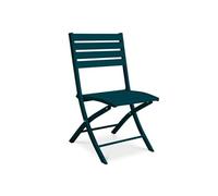 Chaise de Jardin Pliante "Marius" 82cm Bleu Canard