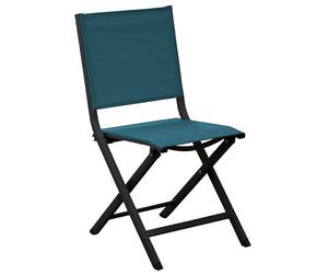 Chaise de jardin pliante Proloisirs THEMA - Bleu