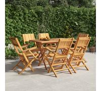 Chaise de Jardin Pliante Siège Meuble Patio Extérieur Gris Bois de Teck vidaXL