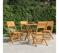 Chaise de Jardin Pliante Siège Meuble Patio Extérieur Gris Bois de Teck vidaXL