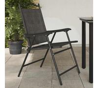 Chaise de Jardin Pliante Siège Terrasse Extérieur Acier et Textilène vidaXL