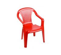Kinder Gartenstuhl / Kinderstuhl Kunststoff rot