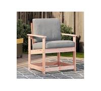 vidaXL Chaise de jardin 832628 – Bois massif de Douglas – Siège avec dossier