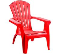 Chaise de jardin - SUNNY DAYS - Dolomiti - Rouge - Empilable - Polypropylène