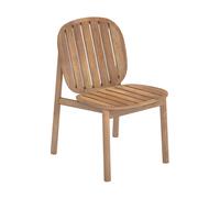 Chaise de jardin Twins teck WxHxD 50x84x62cm
