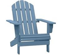 Chaise de jardin - vidaXL - Adirondack - Bois de sapin massif - Bleu - Confortable et résistante aux intempéries Bleu G