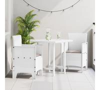 Chaise De Jardin Vidaxl Ensemble De 2 Blanc Taupe Rotin Plastique