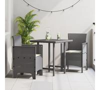 Chaise De Jardin Vidaxl Ensemble De 2 Gris Clair Et Crème Polypropylène