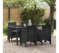 vidaXL Chaise de jardin 4 pcs Anthracite 53 x 49 x 85 cm PP