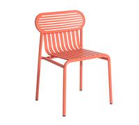 Petite Friture Chaise de jardin Week-End corail PxHxP 52x77x50cm