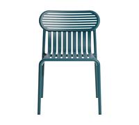 Petite Friture Chaise de jardin Week-End bleu océan PxHxP 52x77x50cm