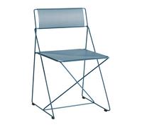 Chaise HAY X-Line en Acier Peint par Poudrage/poudre Bleue