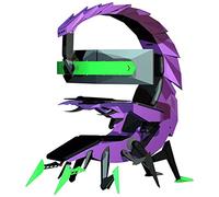 Chaise de jeu avec 3 écrans, lumières LED, zéro gravité, acier carbone haute résistance, cuir PU