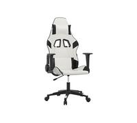 Chaise de jeu Blanc et noir Similicuir