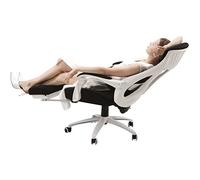 Chaise de jeu, chaise de bureau ergonomique réglable avec accoudoirs, design pivotant pour bureau à domicile et étudiants