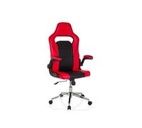 Chaise de jeu / chaise de bureau GAME SPORT PRO similicuir noir/rouge mybuero Noir/Rouge G