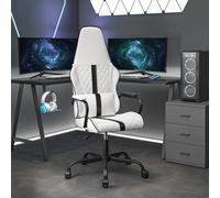 Chaise de Jeu de Massage Fauteuil Siège Camouflage et Noir Similicuir vidaXL