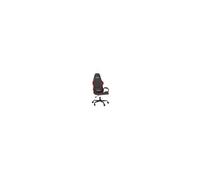Chaise de jeu de massage Noir et rouge bordeaux Similicuir