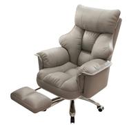 Chaise de Jeu d'étude Douce, chaises de Bureau inclinables ergonomiques, canapé Paresseux for Chambre à Coucher, for Jeu de Bureau à Domicile ou vanité(Gray)