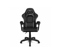 Drift Gaming Chaise de jeu DR35BG – Ergonomique, support lombaire, accoudoirs 2D, Gris