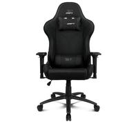Drift Gaming Chaise Gaming DR110 – Tissu, Accoudoirs 4D, Roues silencieuses, Coussins – Noire