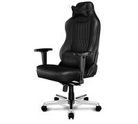 Chaise de jeu ergonomique ANIFM, Chaise pivotante à dossier haut, accoudoirs rabattables en cuir PU, Chaise d'ordinateur, Bureau, Noir, Uni, Adulte
