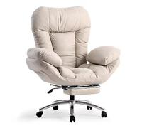 Chaise de jeu ergonomique avec dossier en forme d'amour, siège à coussin large, support lombaire réglable à 3 niveaux et rouleaux silencieux, chaise de bureau confortable pour la maison, étu