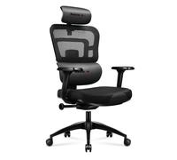 Chaise de jeu ergonomique HUZARO Combat 7.0 - Noir - Réglable en hauteur - Support lombaire - Têtière