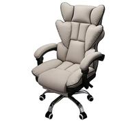 Chaise De Jeu Et Bureau - Fauteuil Pivotant Inclinable avec Réglage De La Hauteur pour Bureau À Domicile, Ordinateur, Espace Travail Et Postes De Travail Exécutifs(Grigio)