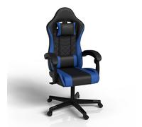 Chaise de jeu HyperSeat noir/bleu