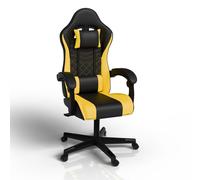 Chaise de jeu HyperSeat noir/jaune